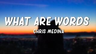 What Are Words - Chris Medina (Lyrics)