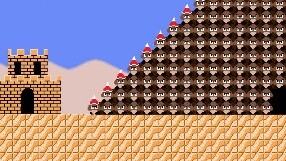 Mario vs the Giant Goomba Maze