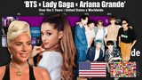 'BTS x Lady Gaga x Ariana Grande' Most Popular Artist United States | Worldwide over the 5Years