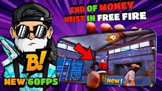 Fix lag New 60Fps🔥 | The End of Money Heist In Free Fire 😢 Crimson Criminal Bundle