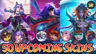 50 UPCOMING SKINS + NEWER UPDATES | Mobile Legends: Bang Bang!