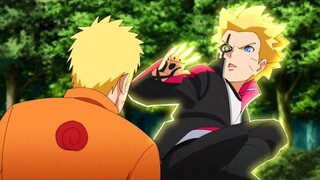 First Time Boruto Can Use 99% Karma Power - Karma Boruto vs Naruto FULL FIGHT !!!