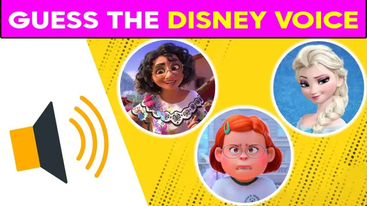 Guess The Voice of Your Favorite DISNEY Characters...! | Encanto,Turning Red, Elsa | Quiz