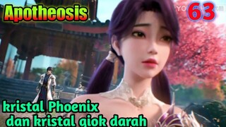 Alur Cerita Apotheosis S1 Part 63 : Kristal Phoenix Dan Kristal Giok Darah