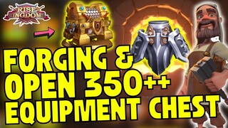 BUKA 350++ EQUIPMENT CHEST & TEMPA LEGENDARY EQUIPMENT utk KVK 2170 ! Rise Of Kingdoms Indonesia