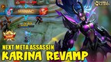 Karina Revamped Gameplay , Next Meta Assassin - Mobile Legends Bang Bang