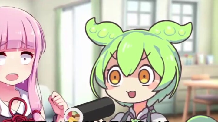 (Daging matang) Junda Moe bermain permainan pokey dengan Akane menggunakan Eho no Maki