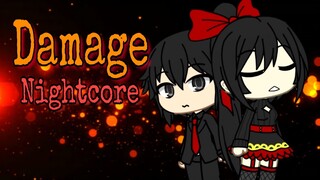 Nightcore - Damage (Outr3ach & Riell) | GLMV - Gacha Life Music Video | Music Animation