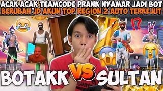 ACAK ACAK TC PRANK JADI BOT DIHINA LANGSUNG BERUBAH PAKE AKUN TOP REGION😎 REAKSINYA KENA MENTAL!?