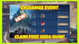 FREE HERO EXCHANGE EVENT IS AVAILABLE NOW! MOBILE LEGENDS BANG BANG