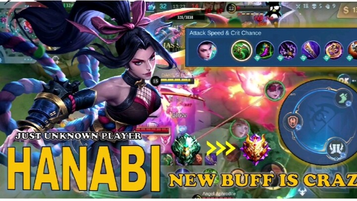 HANABI BEST BUILD 2023, New buff is crazy 😱, Short highlights