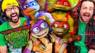 TEENAGE MUTANT NINJA TURTLES: Mutant Mayhem TRAILER REACTION!! TMNT Teaser