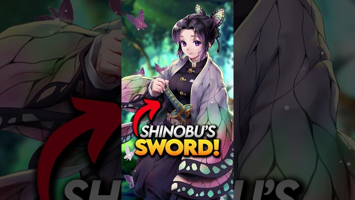 Why Shinobu Uses a Needle Type Sword? Demon Slayer Explained #demonslayer #shorts