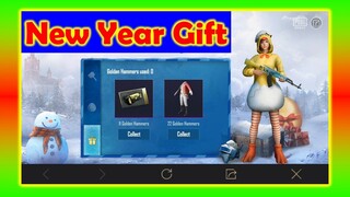 Pubg Mobile New Year Gift | Smash the egg | Permanent Outfits | helmet | Golden Hammer