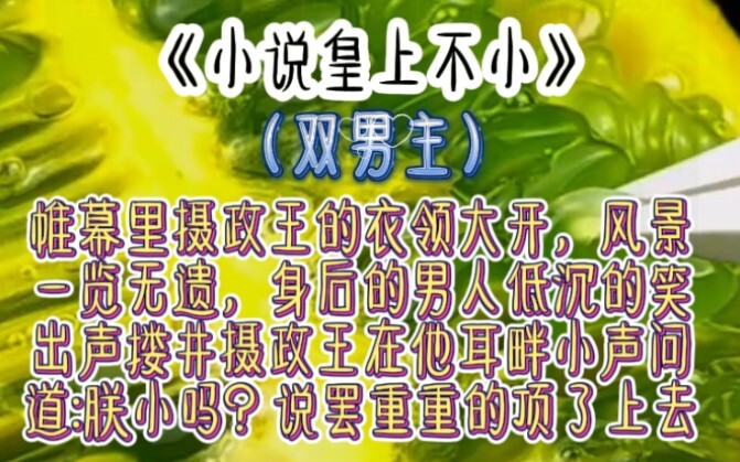 《小说皇上不小》帷幕里摄政王的衣领大开，风景一览无遗，身后的男人低沉的笑出声搂井摄政王在他耳畔小声问道:朕小吗？说罢重重的顶了上去