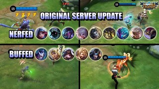 ORIGINAL SERVER UPDATE - PATCH NOTES 1.4.76 MLBB