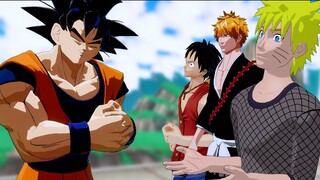 Goku Tries to find out whos the strongest
