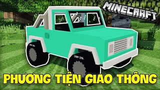 MINECRAFT MOD PHƯƠNG TIỆN GIAO THÔNG VIP NHẤT MINECRAFT!!!*XE MỌI ĐỊA HÌNH, MÁY BAY, CA NÔ TỐC ĐỘ!!