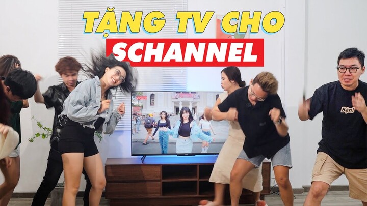 MAKE OVER VĂN PHÒNG SCHANNEL, SẾP TẶNG TV CỰC XỊN CHO TEAM GENZ!