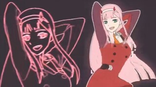 แอนิเมชั่น|[Phút Hơn วัฎจักรล้างสมอง] zero two เต้น