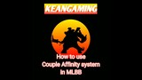 New Update For MLBB Couples/AFFINITY SYSTEM, (TAGALOG)❤️ MOBILE LEGENDS BANG BANG