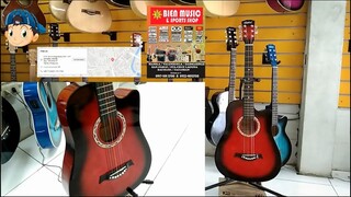 Global Acoustic Guitar Red