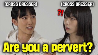 Crossdressing Asking Rude Questions To Each Other