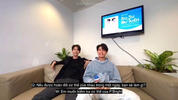 [Vietsub] BrightWin | Thắng muốn kiểm tra “bịch nước mía” của Sáng có giống như lời đồn
