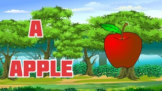 A for apple | Learn English Alphabets abcd | phonics song