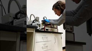 TEM Grid Carbon Coating Time-lapse