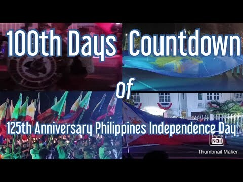 100 Days Countdown of 125th Anniversary Philippines Independence