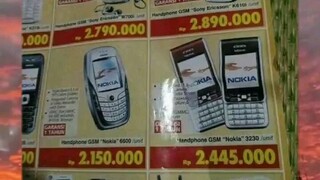 Hp Di Tahun 2000...I Phone Pun Ketar Ketirr