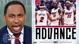 "Jimmy Butler monster"- Stephen A. reacts to Heat win Game 6 & advance to Eastern Conference Finals!