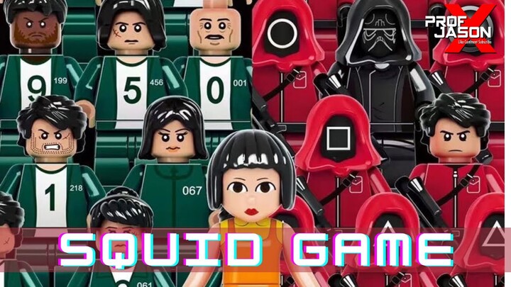 Squid Games LEGO compatible set by Dizuan review 오징어 게임