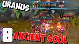 Mobile Legends - Gameplay part 8 - Uranus Ancient Soul Ranked Game (iOS, Android)