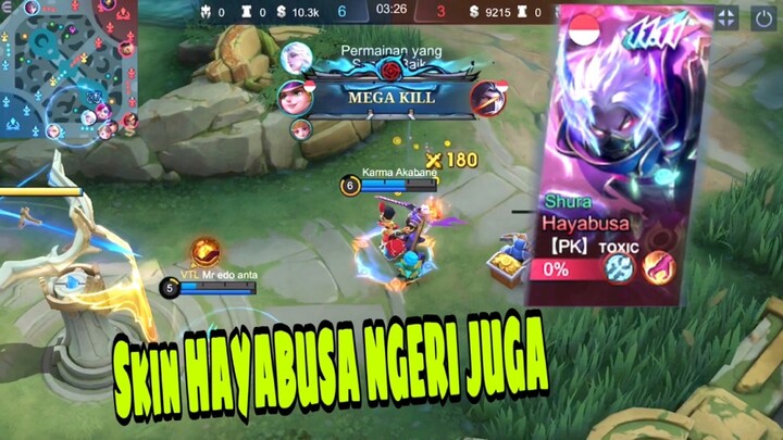 SKIN HAYABUSA NGERI JUGA SAMPAI-SAMPAI HAYABUSANYA KEBANTAI