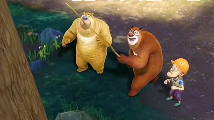 Do you remember the episode in Boonie Bears where Bald Qiang learns survival skills?