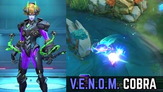 DYRROTH V.E.N.O.M. COBRA SKIN GAMEPLAY - MOBILE LEGENDS BANG BANG