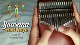 Suasana hari raya | Anuar Zain & Elina | Kalimba cover with easy tabs