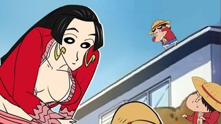 [Vua Hải Tặc / Crayon Shin-chan] Cuộc gặp gỡ đầu tiên của Luffy với Hoàng hậu