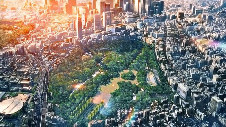 pemandangan aesthetic anime