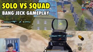 SOLO VS SQUAD!!! GAMEPLAY 4 JARI BANG JECK 14 KILL 😱- PUBG MOBILE