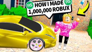 Winning a $1,000,000 Robux Mansion...