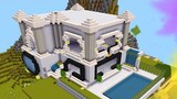 Cách xây biệt thự sang choảnh hiện đại trong mini world