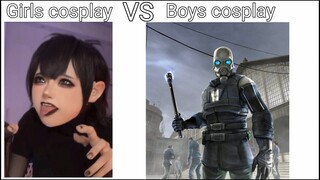 Girls cosplay vs Boys cosplay (Half-Life 2)