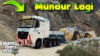 GTA 5 | Wadaw Kena BEGAL Saat Angkut  Buldozer | Mercedes-Benz Arocs