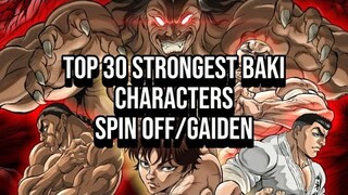 Top 30 Strongest Baki Characters