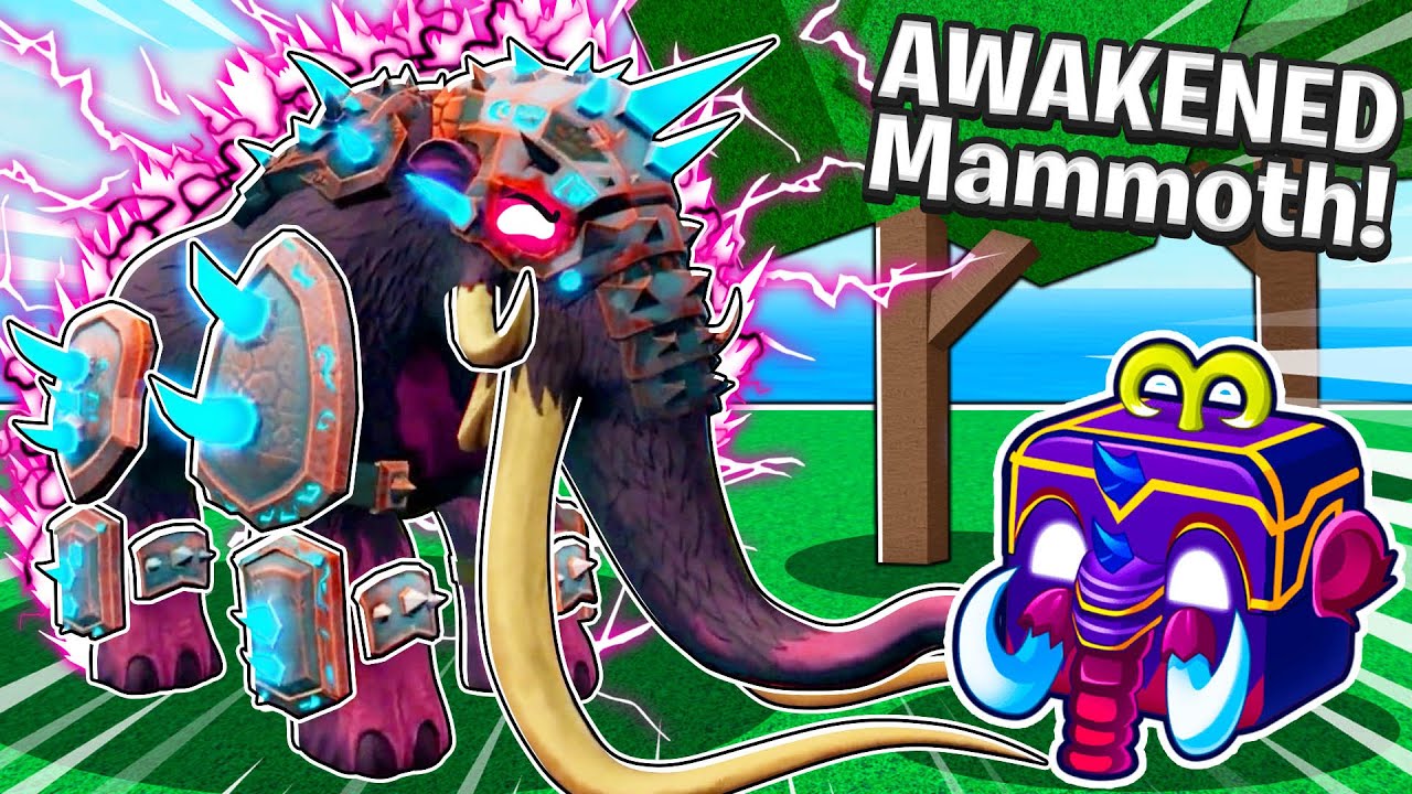 Mammoth Vs Dragon - Blox Fruit 