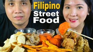 Filipino Street Food Mukbang / Mukbang PH / Bioco Food Trip