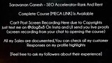 Saravanan Ganesh Course SEO Accelerator-Rank And Rent download